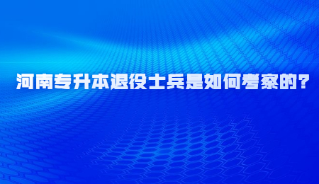 河南专升本退役士兵是如何考察的？.jpg